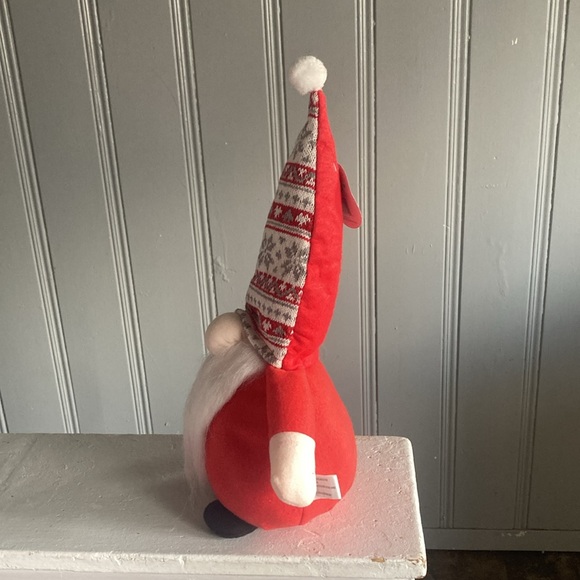 NWT- 16” Adorable Red- White, Red & Gray ❄️ Hat- Holiday Gnome Decoration - Picture 6 of 16